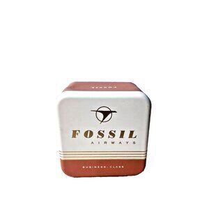 FOSSIL WATCH TIN BOX “Airways” Business Class 2021